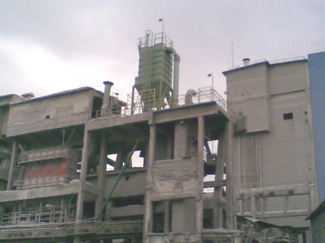 Dedusting of different positions in a cement factory