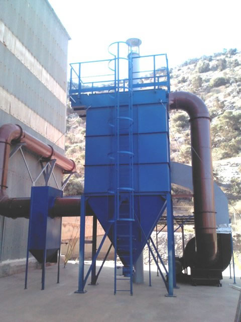 Εγκατάσταση αποκονίωσης χυτηρίου Αλουμινίου στην εταιρεία Αλουμίνιο της Ελλάδος
