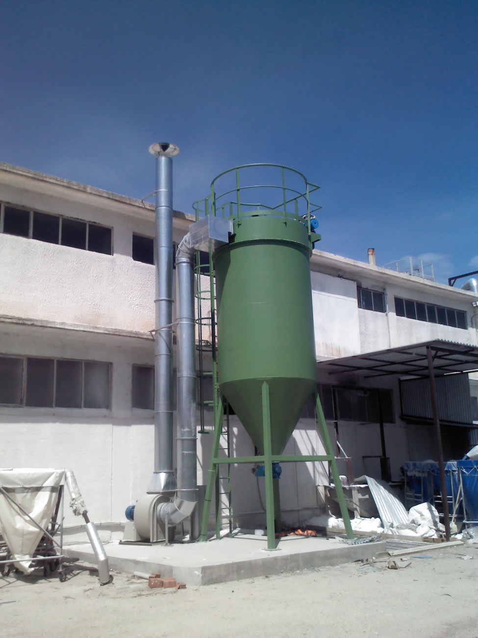 bag filter in a detergent factory