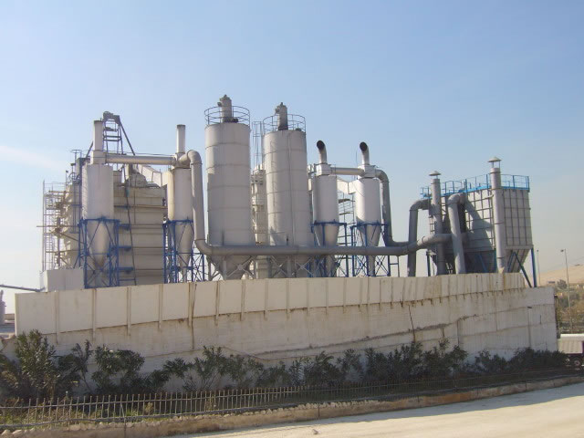 Dedusting of 3 lime kilns, total capacity 100.000 m3/h