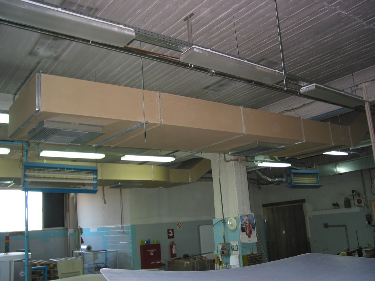 Airconditioning system in a chocolate production factory