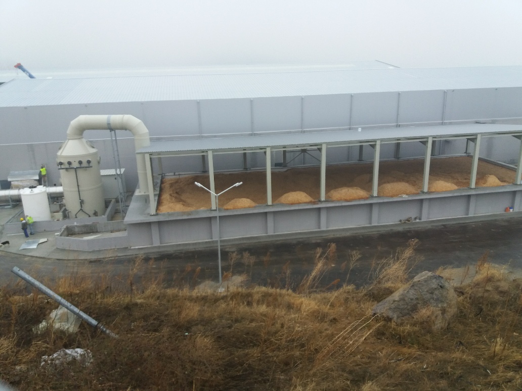 Σύστημα απόσμησης με χημική πλυντηρίδα και βιόφιλτρο